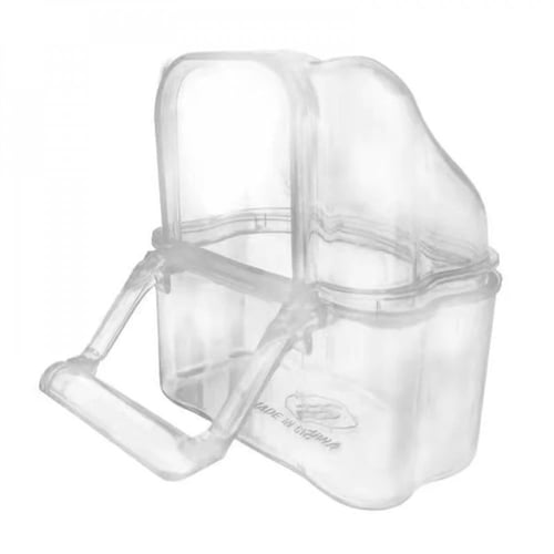 مأكلية بلاستك (معلف طيور) - وعاء للأكل والماء