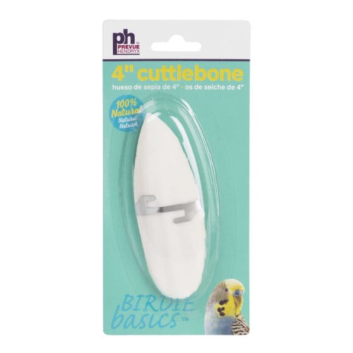 عظم حبار طبيعي للطيور مع مثبت Preveue Pet Cuttlebo...