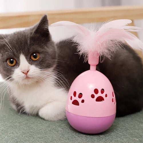 لعبة كرة الريش مع صوت جرس - العاب قطط تفاعلية