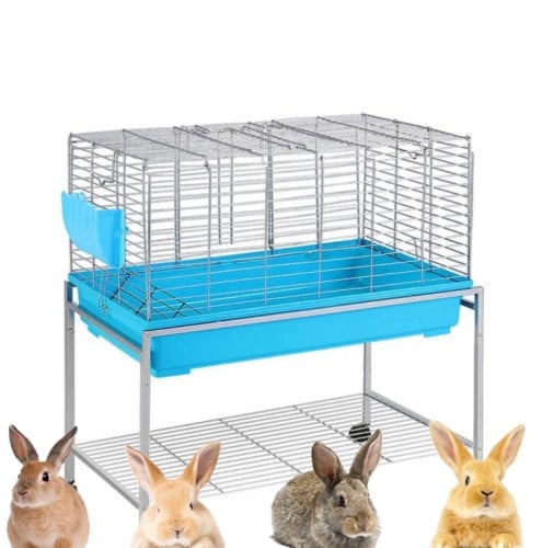 قفص لتربية الارانب والحيوانات الصغيرة - حجم كبير ب...