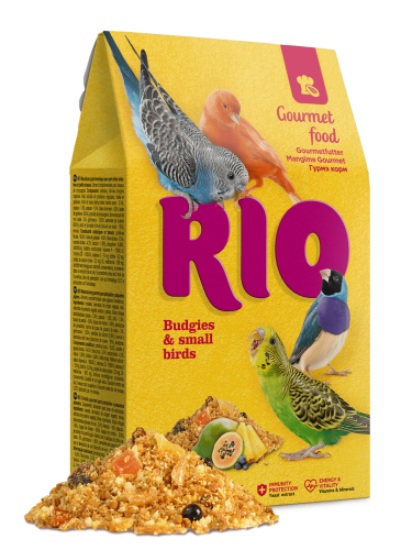 ريو جورميه غذاء يومي لطيور البادجي والكناري والزيب...