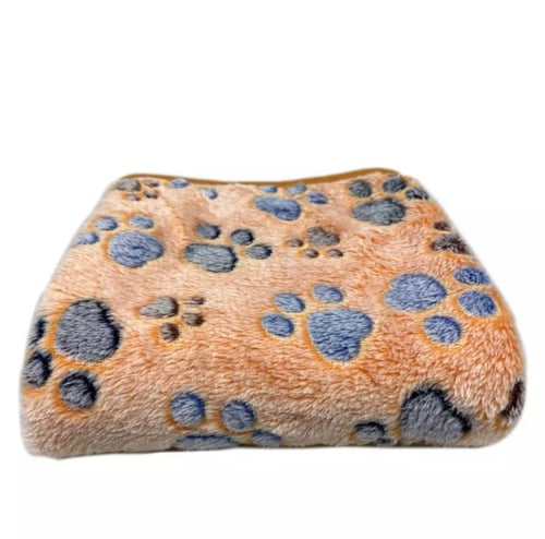 بطانية دافئة ملونة - فرشة للأم وصغار القطط حجم كبي...