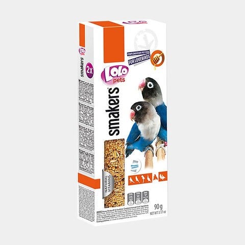 لولو بيتس سماكرز مكافآت لطيور الحب اعواد الدخن مع...