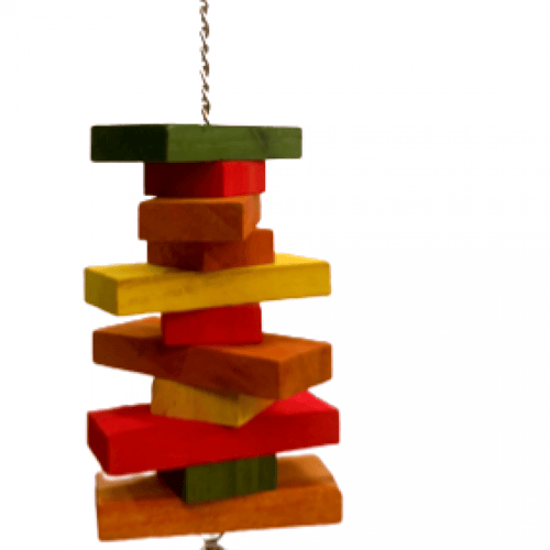 لعبة طيور تعليقة مناسبة للبغاوات والبادجي والكنيور...