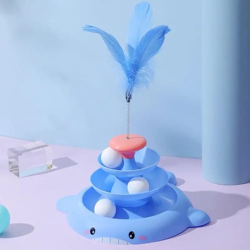 لعبة قطط على شكل دولفين ثلاث مسارات - العاب قطط وح...