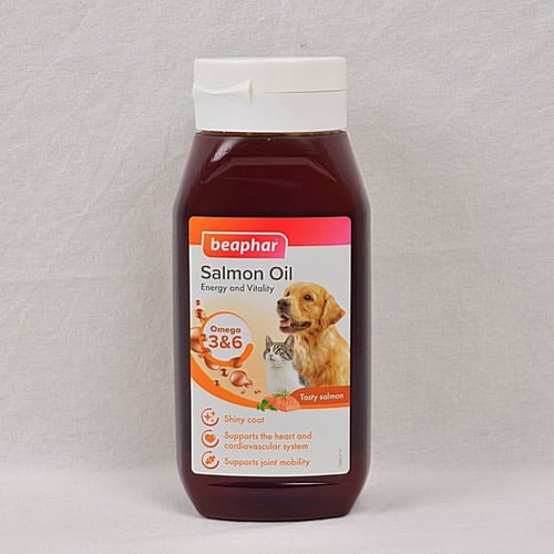 بيفار زيت السالمون للقطط والكلاب والحيوانات الاليف...