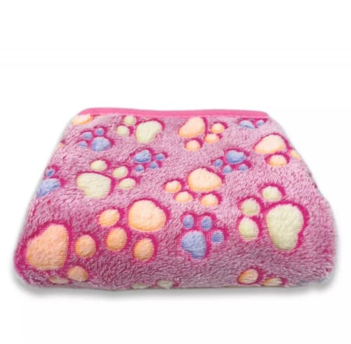 بطانية دافئة ملونة - فرشة للأم وصغار القطط حجم كبي...