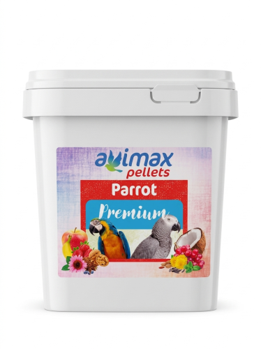AviMax Parrot Pellets 1kg افيماكس حبيبات الببغاء 1...