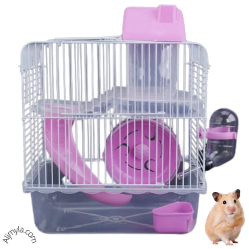 قفص متنقل للهامستر والحيوانات الصغيرة (حجم صغير)