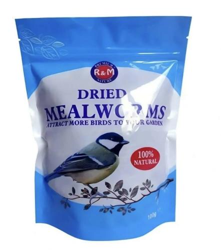 MEAL WORMS 100GM دود مجفف من شركة آر ام