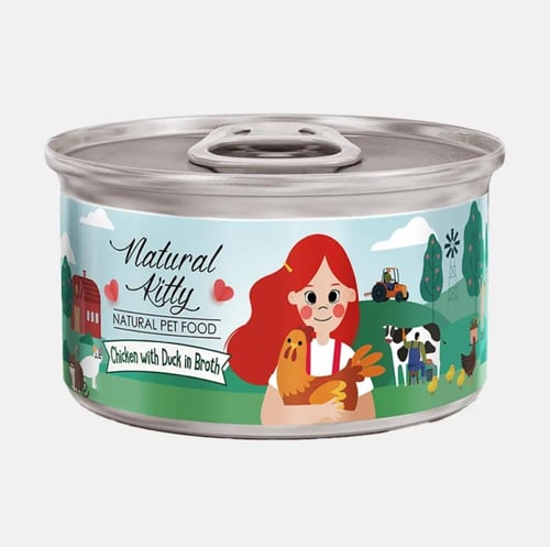 معلبات ناتشورال كيتي فيليه الدجاج مع البط في المرق...