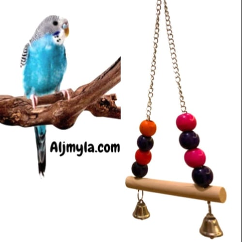 مجثم طيور البادجي والروز والزيبرا - تعليقة قفص طيو...