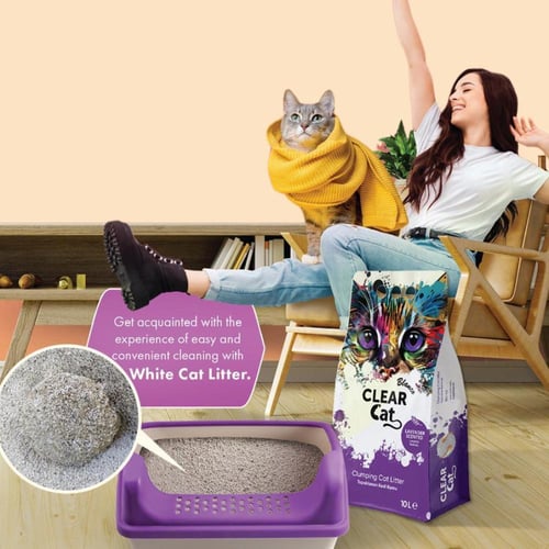 رمل القطط كلير كات بلانكو برائحة الطبيعة Clear Cat...