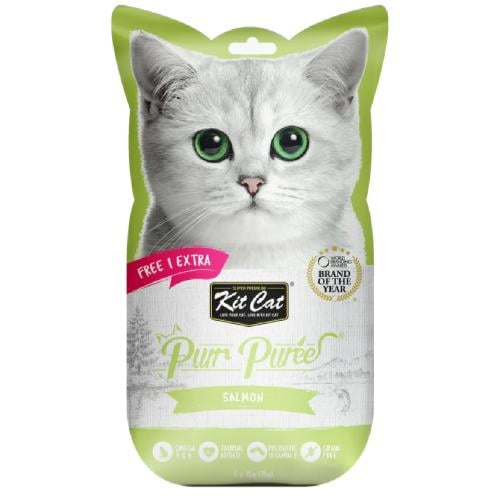 مكافآت قطط كت كات هريسة السالمون Kit Cat Purr Pure...