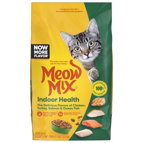 Meow Mix Indoor Health Dry Cat Food ,مياو مكس طعام...