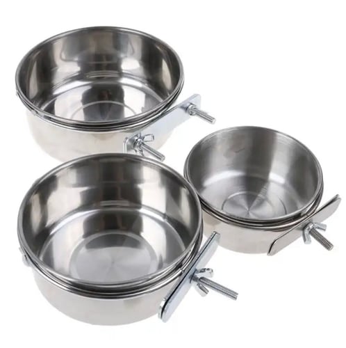 مأكلية بحامل معدني - صحن اكل الارانب والهامستر وال...