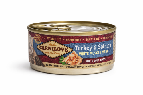 كارنيلوف معلبات طعام رطب للقطط البالغة الديك الروم...