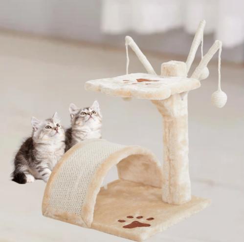 خداشة قطط ثنائية (مقعد وخداشة على شكل قوس مع سنارة...