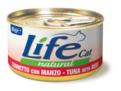 لايف كات معلبات التونة الطبيعية واللحم البقري Life...