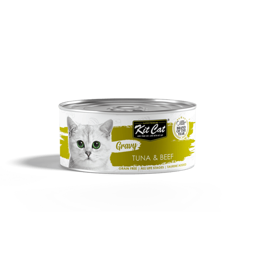 معلبات كت كات جرايفي الدجاج والتونة بالمرق 70غ Kit...