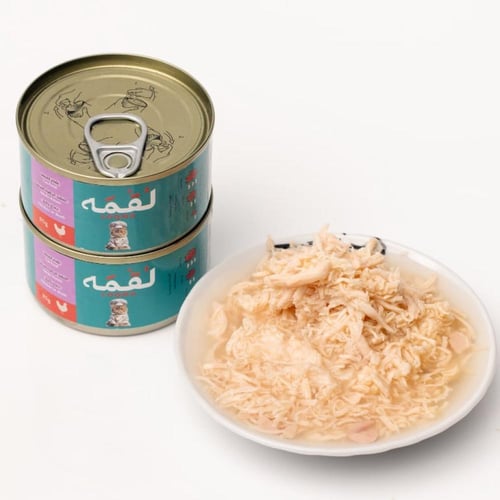 معلبات الدجاج في المرق للقطط الصغيرة والبالغة - لق...