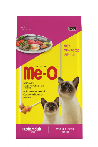 مي أو طعام جاف للقطط البالغة - نكهة المأكولات البح...