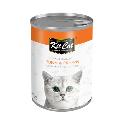 كت كات معلبات التونة مع الجمبري (طعام رطب للقطط ال...