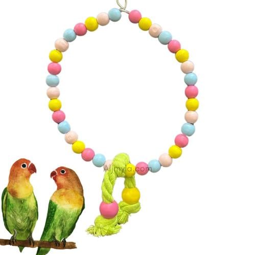 لعبة طيور مرجيحة طيور دائرية من الخرز الملون العاب...