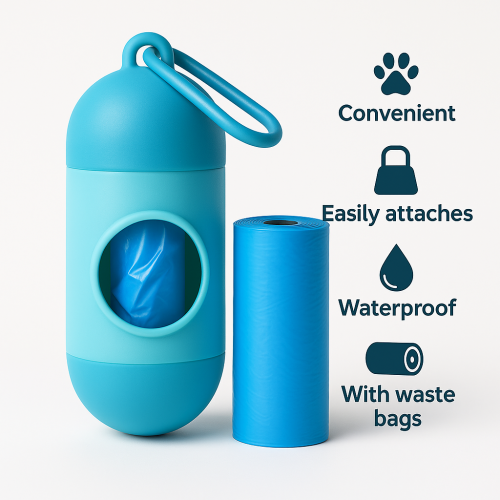 كيس نفايات الحيوانات الاليفة - اكياس رول سريعة الا...