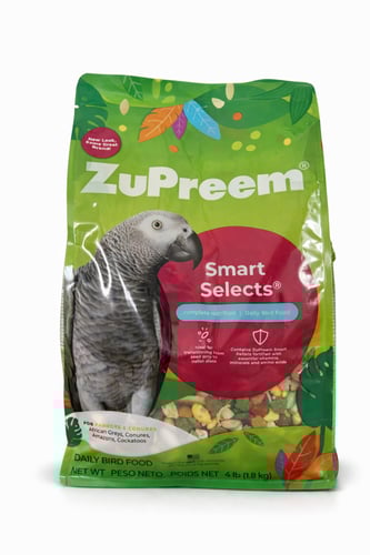 Zupreem Smartselects Parrots & Conures 1.8Kg زوبري...