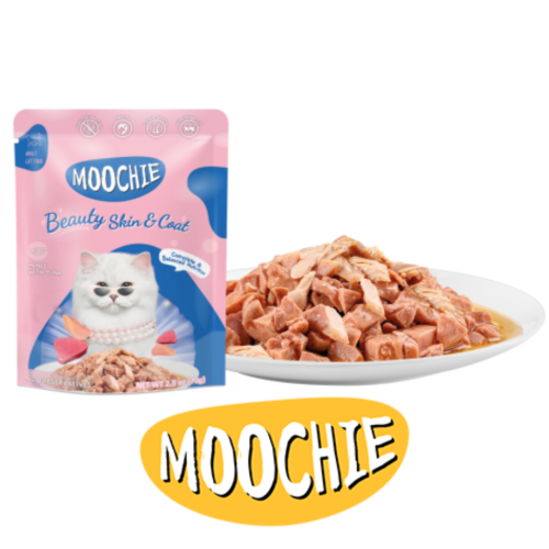 موتشي طعام رطب للقطط البالغة اظرف التونة مع قطع ال...