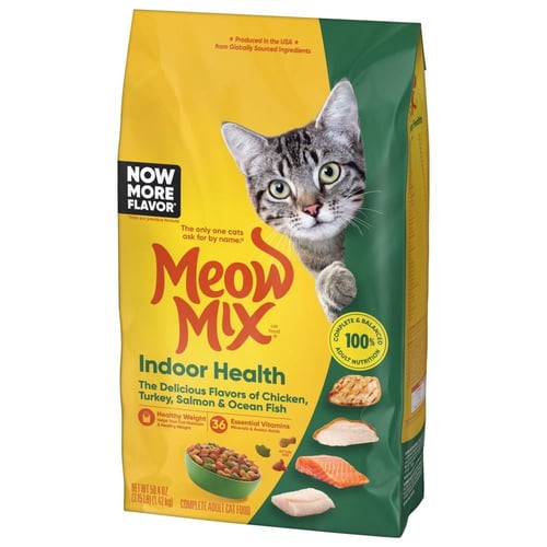 Meow Mix Indoor Health Dry Cat Food ,مياو مكس طعام...
