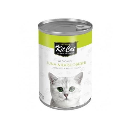 كت كات معلبات التونة مع سمك الوبنيتو (طعام رطب للق...
