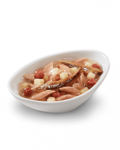 شيزر سلطة بالصلصة تونا والأنشوفة بطاطس حلوة مع الك...