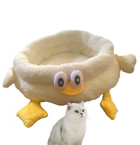 سرير لطيف وجذاب البطريق السعيد بيت قطط وحيوانات ال...