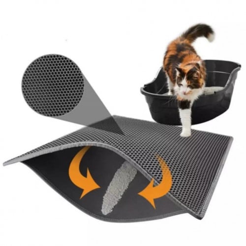 سجادة ليتر بوكس تمنع تناثر الرمل - حجم وسط