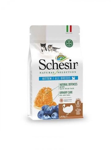 شيزر طعام جاف للقطط الصغيرة بالديك الرومي 1,4 Sche...