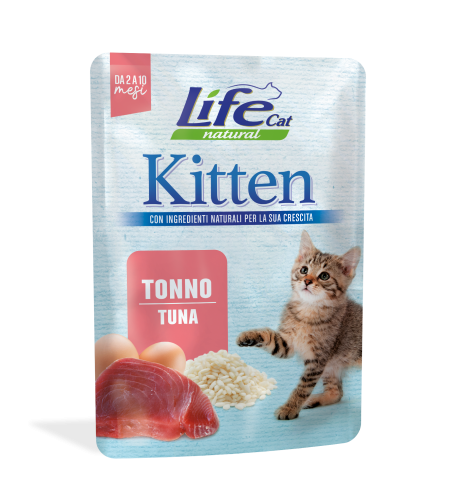 لايف كات اظرف رطبة للقطط الصغيرة بالتونة Lifecat N...