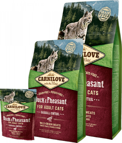 كارنيلوف وجبة غذائية للقطط لحم البط والخضار المجفف...