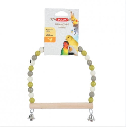 زولوكس ارجوحة طيور مع غصن خشب - حجم وسط