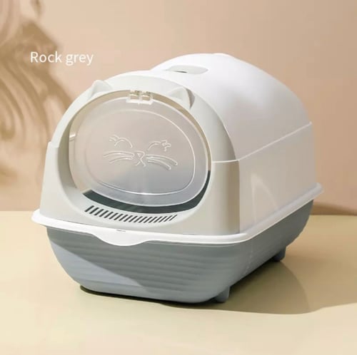ليتر بوكس مودرن حوض رمل القطط الصغيرة مع مجرفة اضا...
