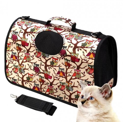 حقيبة تنقل للرحلات والاماكن العامة - شنط للقطط وال...
