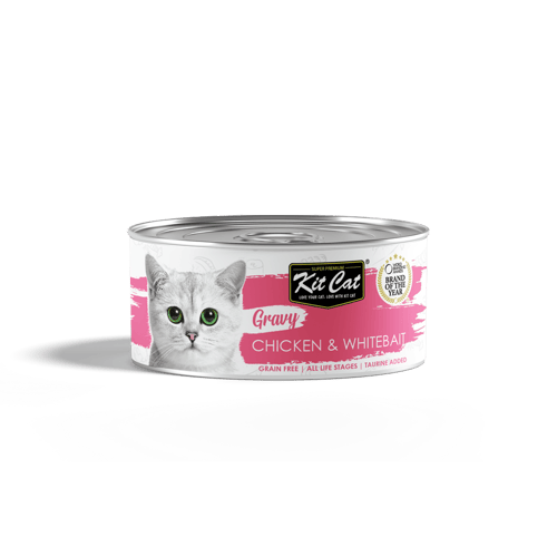 معلبات كت كات جرايفي الدجاج والتونة بالمرق 70غ Kit...