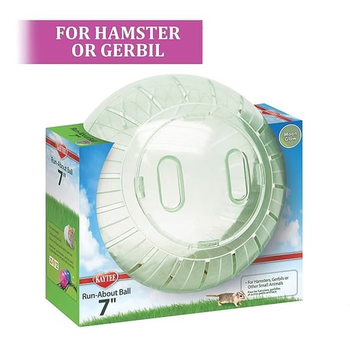 عجلة الهامستر حجم كبير - 17 سم Rainbow Ball For Ha...