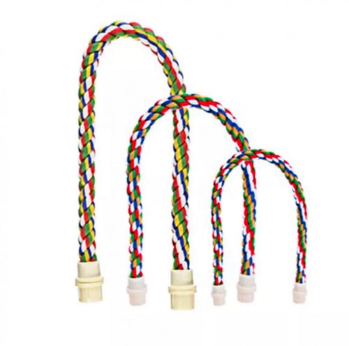 حبل طيور مرن سهل التثبيت خارج وداخل القفص - مجثم ط...