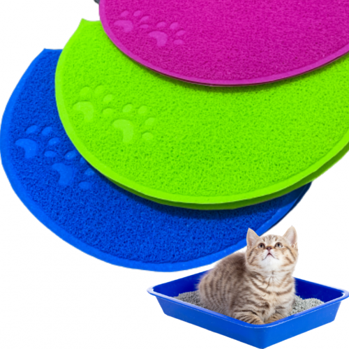 سجادة حوض رمل القطط دعاسة لتنظيف ارجل القطط حجم صغ...
