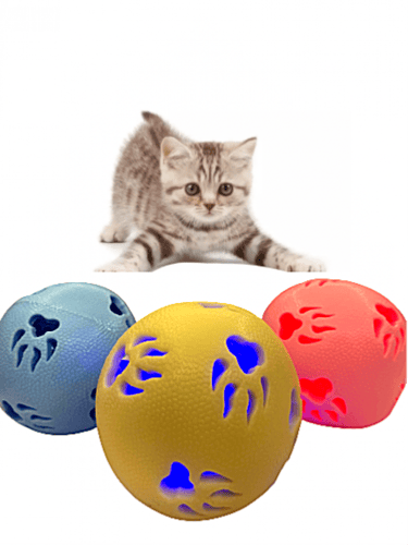 كرة تفاعلية مضيئة للقطط والحيوانات الاليفة - حجم و...