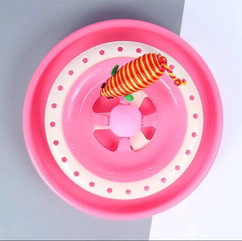 لعبة قطط الصحن الدوار - العاب قطط وحيوانات اليفة