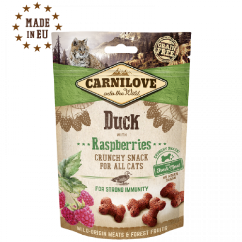كارنيلوف مكافآت قطط مقرمشة البط مع التوت الاحمر Ca...