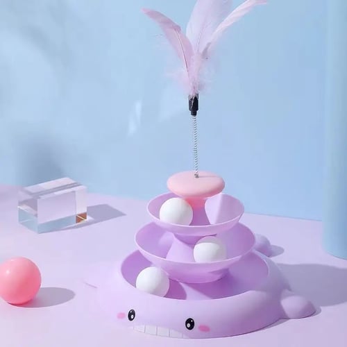 لعبة قطط على شكل دولفين ثلاث مسارات - العاب قطط وح...